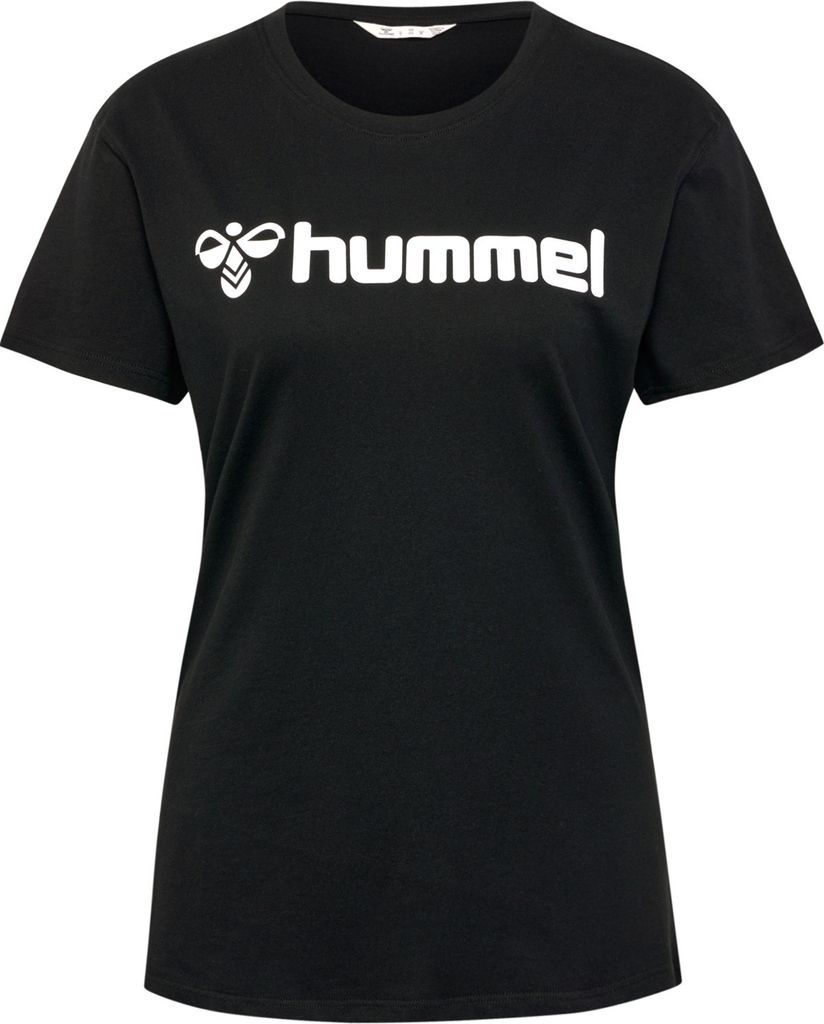 hummel T-Shirt Regular Fit Stretch Rundhalsausschnitt Logo Größe: XXL