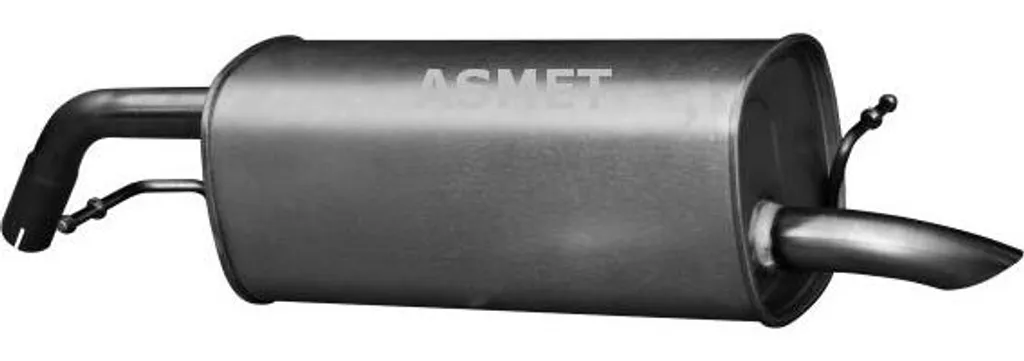 Pot d'échappement silencieux arrière pour Fiesta - Modèle ASMET 7181