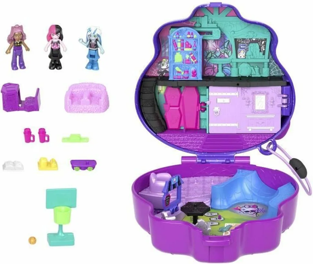 Polly Pocket Edition Spéciale Monster High - Coffret avec Micro-Figurines