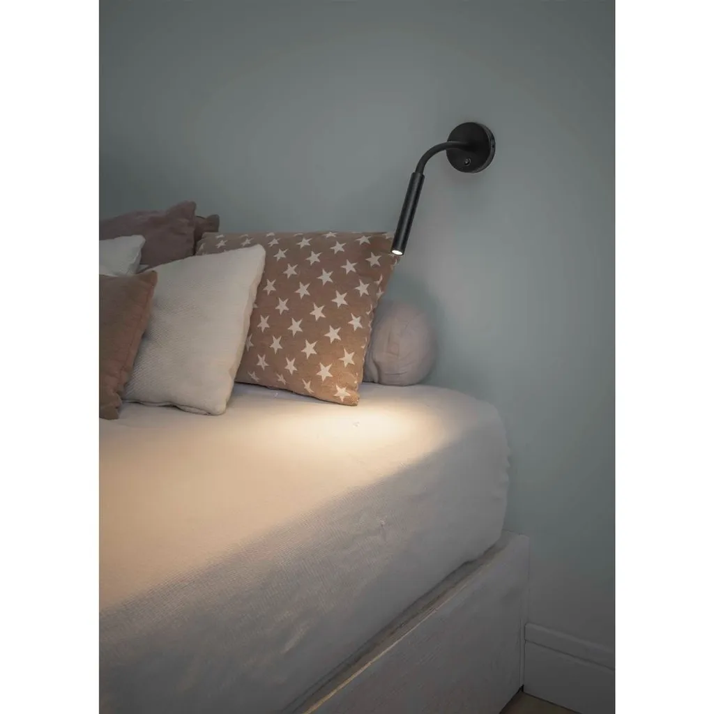 Applique murale LED KALE noire design moderne pour éclairage intérieur
