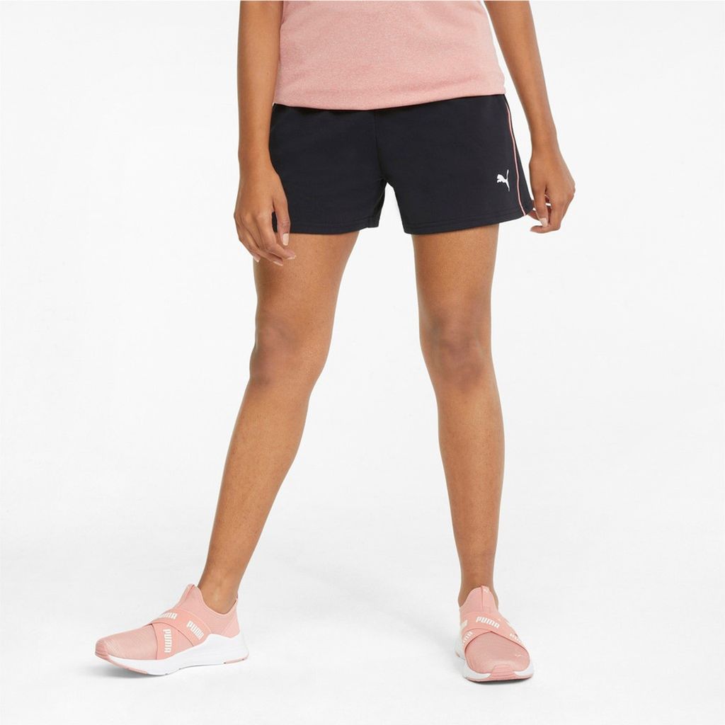 Damen Shorts Puma Modern Sports 4" Shorts XS Schwarz / Hellrosa