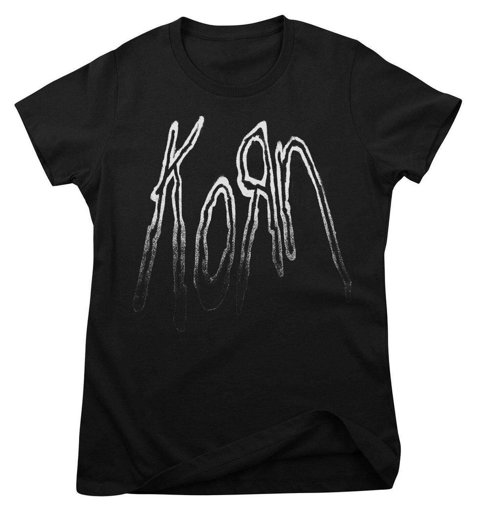 Korn Korn Black M Damen T-Shirt