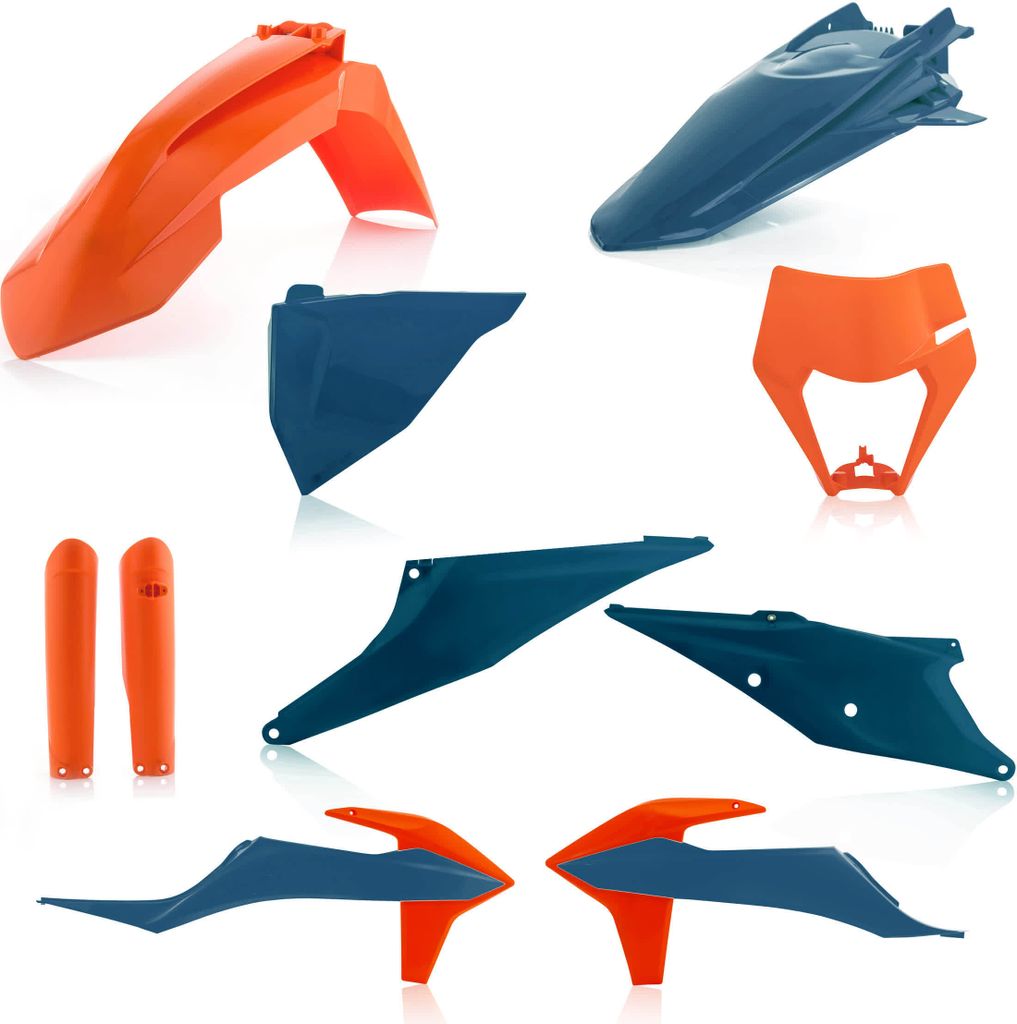 ACERBIS Verkleidungskit 10 Teile Blau/Orange für KTM