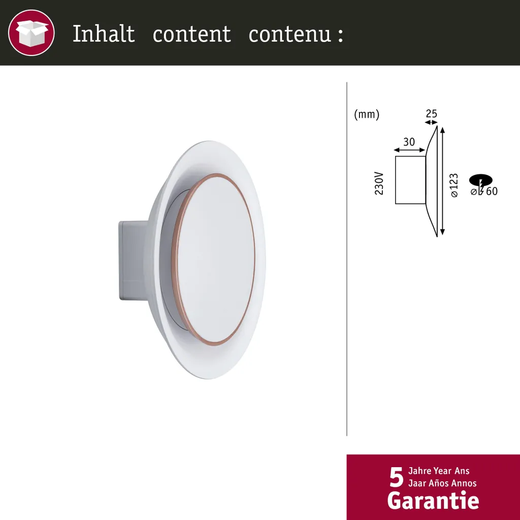 Paulmann Neordic LED: Lampada Incasso Parete per Scale e Passaggi - 4