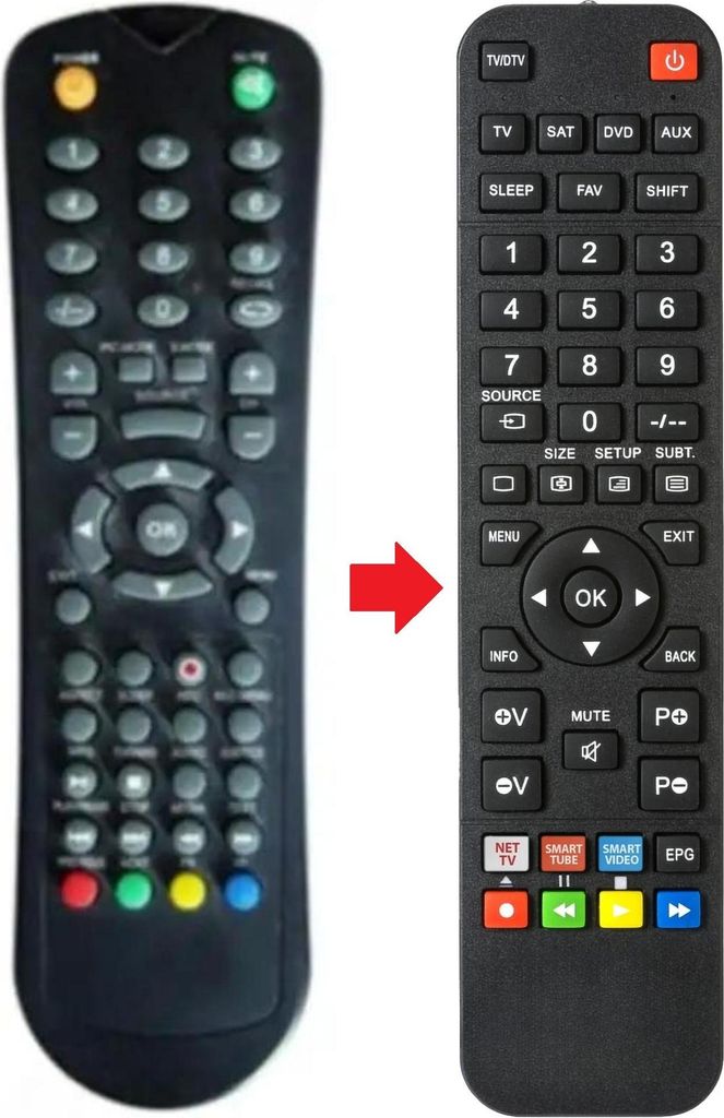 Fernbedienung geeignet für AKAI AKTV227LED