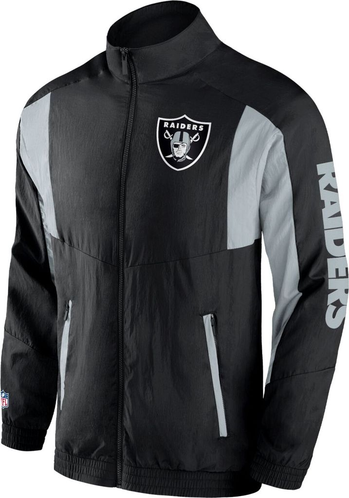 Las Vegas Raiders Foundation Crinkle Track Jacket - S