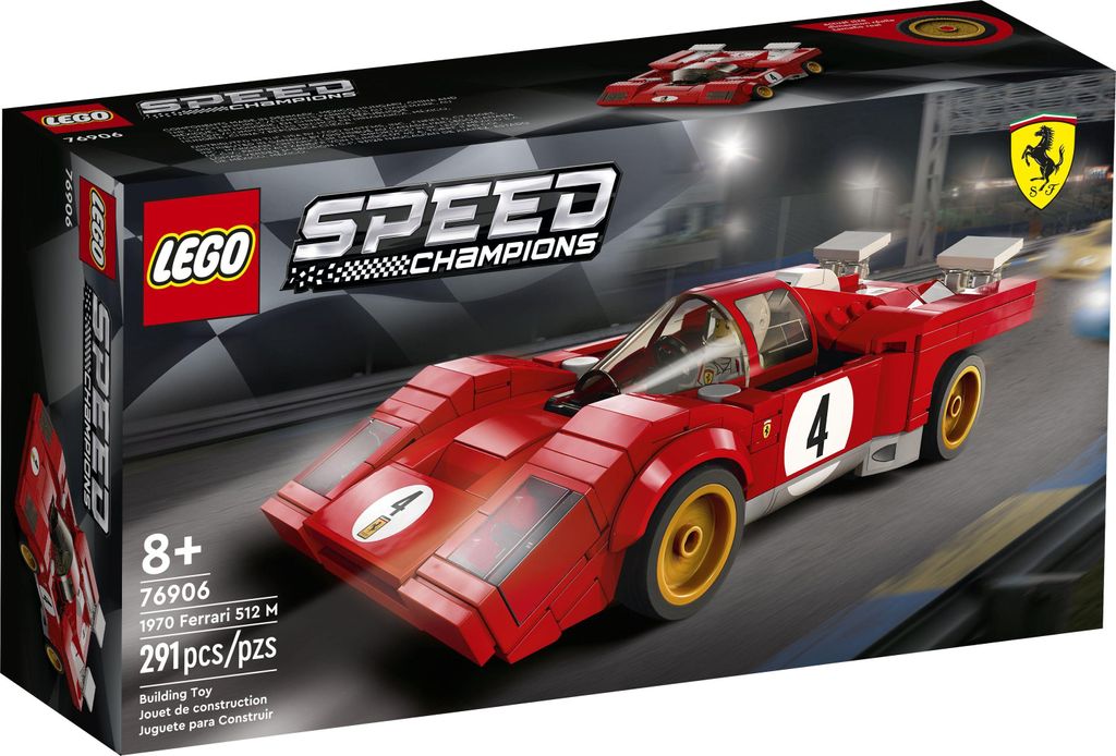 LEGO® Speed Champions 1970 Ferrari 512 M - 76906 NEU! Teile Produktbild 