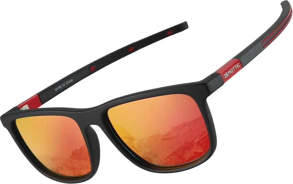 Lunettes de soleil polarisées homme pour conduite et sport monture TR90
