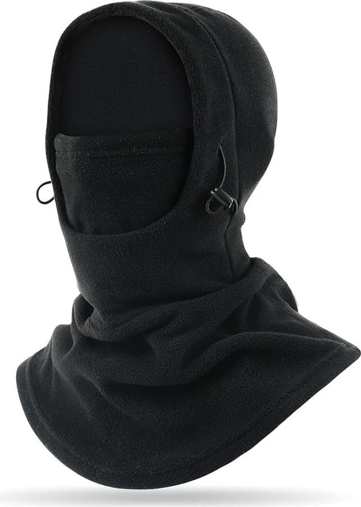 Thermo Sturmhaube, Verstellbare Skimaske fš¹r Herren Damen, Winter Balaclava Verdickter Verl?ngern Fleece Nackenw?rmer Hals Gaiter Thermo Ski Mot...