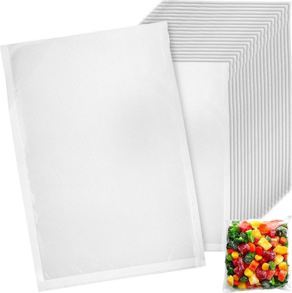 Orion | Vakuumbeutel strukturiert - Beutel für Vakuumiergerät - 40x28 cm - 20 Stück - Längere Frische der Lebensmittel