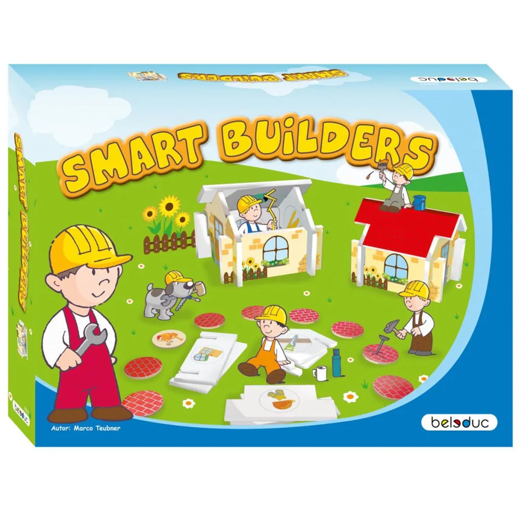 Beleduc Smart Builders Jeu Construction pour Apprendre les Formes Bois - 2