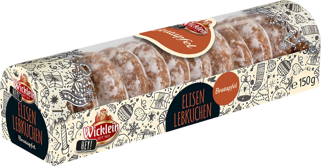 Wicklein Finest Nuremberg Mini Elisen Perníková pečená Obrázek produktu 