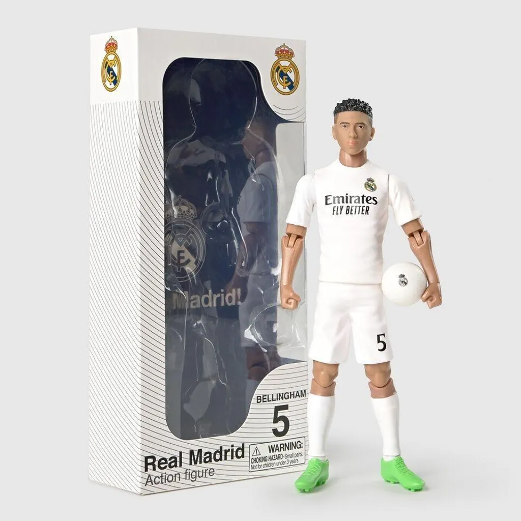 Figurine Real Madrid Bellingham 20cm en PVC - Détails Haute Définition