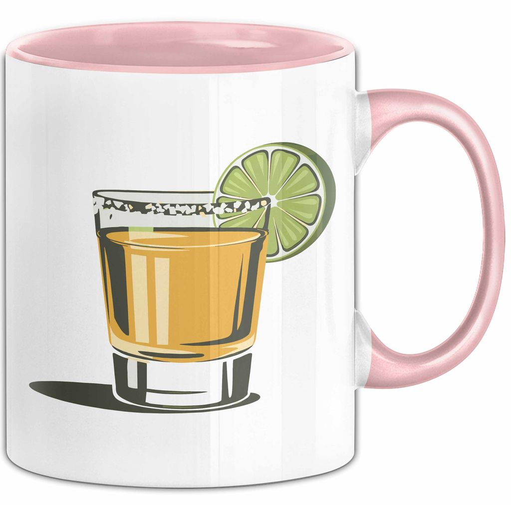 Tequila Liebhaber Tasse Geschenkidee für Fiesta Freund (Rosa)