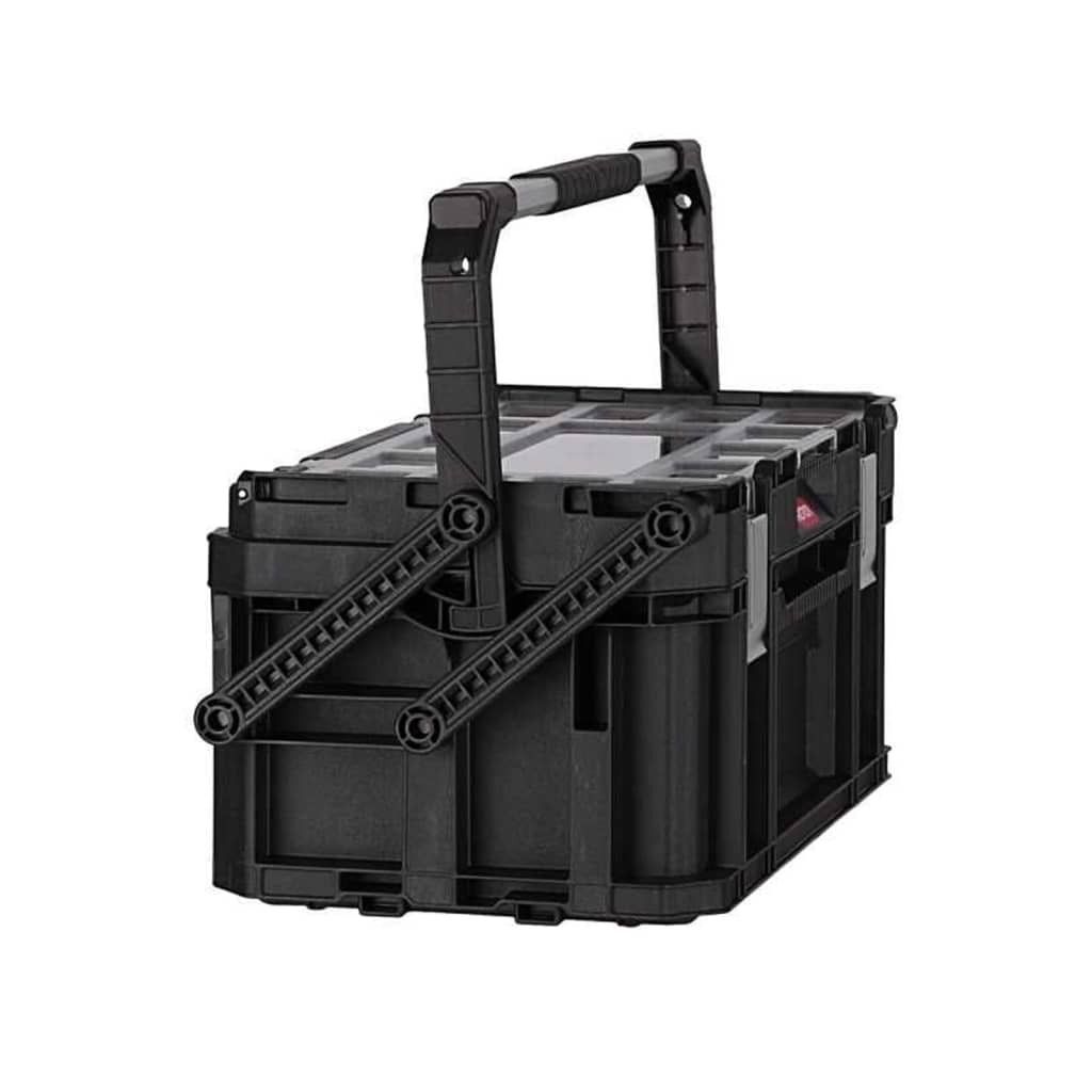 Keter Mobiler Werkzeugkoffer Connect Schwarz Produktbild 