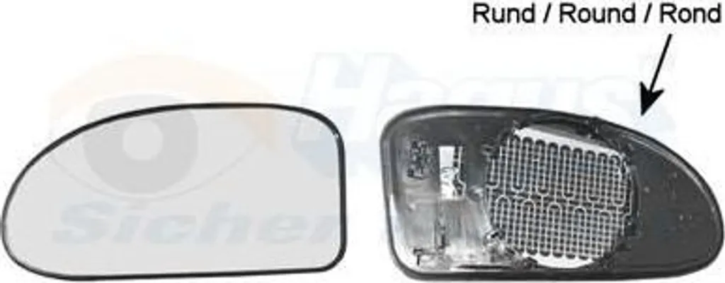 Verre de rétroviseur anti-angle mort pour une sécurité routière accrue