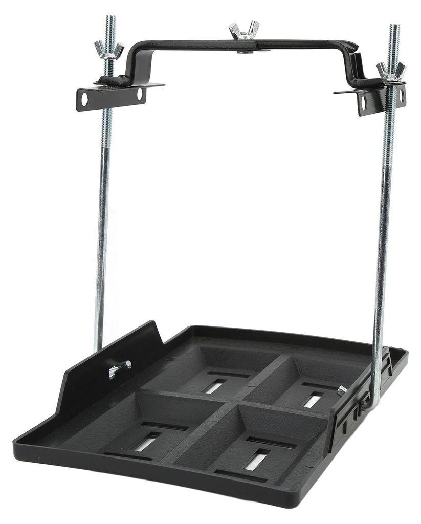 Hochleistungs-Batteriehalter für Auto und Boot mit verstellbarer Halterung, universell für Batterien der Serien 27, 30 und 31 (28er-Schale + 27er...
