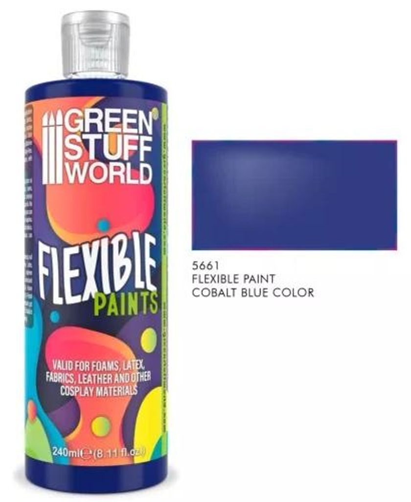 Green Stuff World GSW5661 - Flexible Farbe Kobaltblau 240ml - Neu