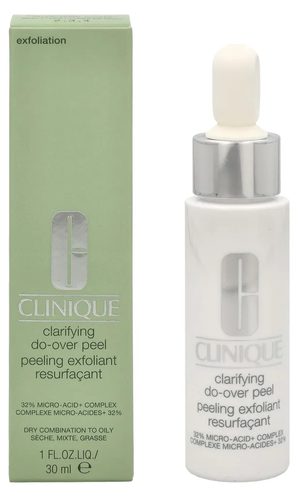 Clinique Peeling Clarifiant Do-Over 30ml - Formule Éclat Longue Durée