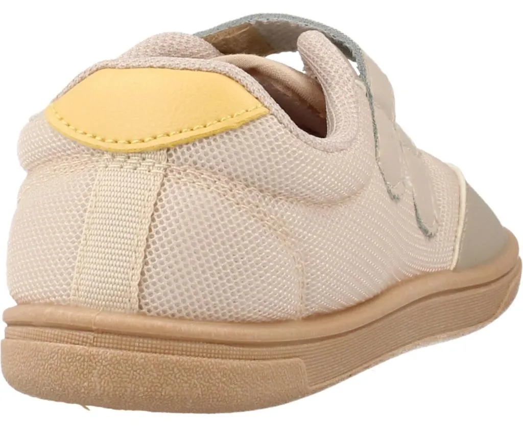 Basket Premier Pas Enfant Blanditos Guppybd en Cuir Marron Clair