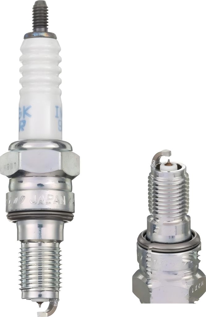 Zündkerzen Set NGK 4x IMR8E-9HES Iridium-Zündkerze entstört, 19,0mm Langgewinde Ø 10,0mm Hex 16,0mm, Elektrodenabstand 0,90mm, Wärmewert 8, 95397