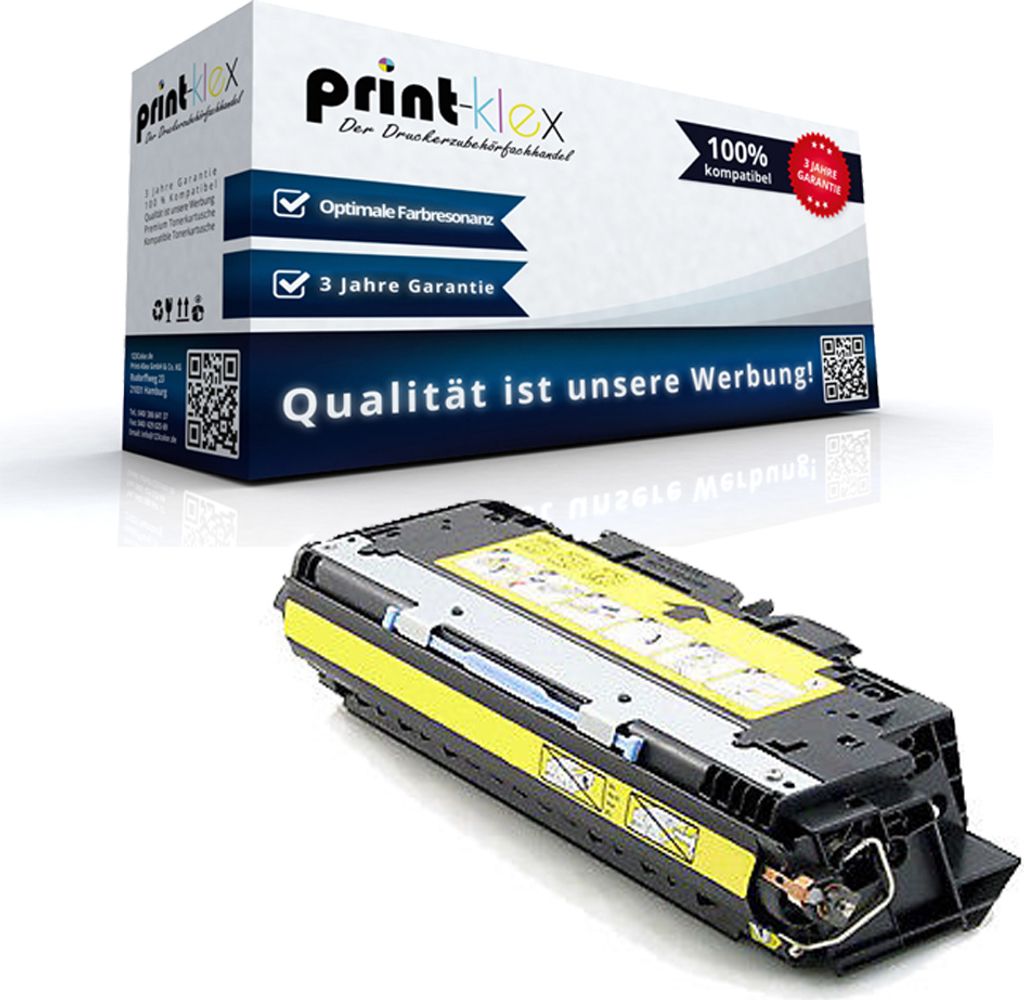 Kompatible Tonerkartusche für HP Color LaserJet 3700 Color LaserJet 3700 DN Color LaserJet 3700 DTN Q2682A Yellow Gelb - Office Plus Serie