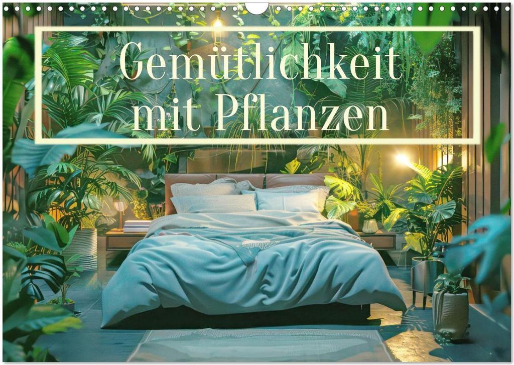 Gemütlichkeit mit Pflanzen (Wandkalender 2026 DIN A3 quer), CALVENDO Monatskalender