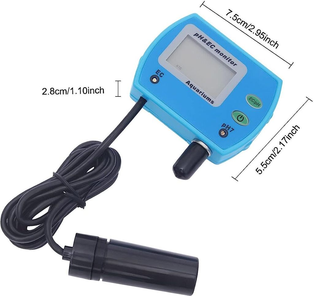PH/EC Wassertester Messgerät PH-Genauigkeit Wasserqualität  Produktbild 7