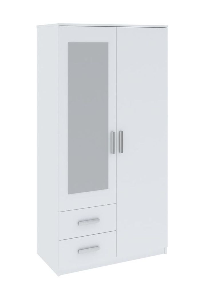 Spiegelschrank 100 cm SPYKE - weiß