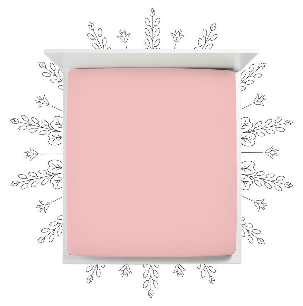 Bella Donna Pure Spannbettlaken Farbe Rose Größe 180x190-220 cm