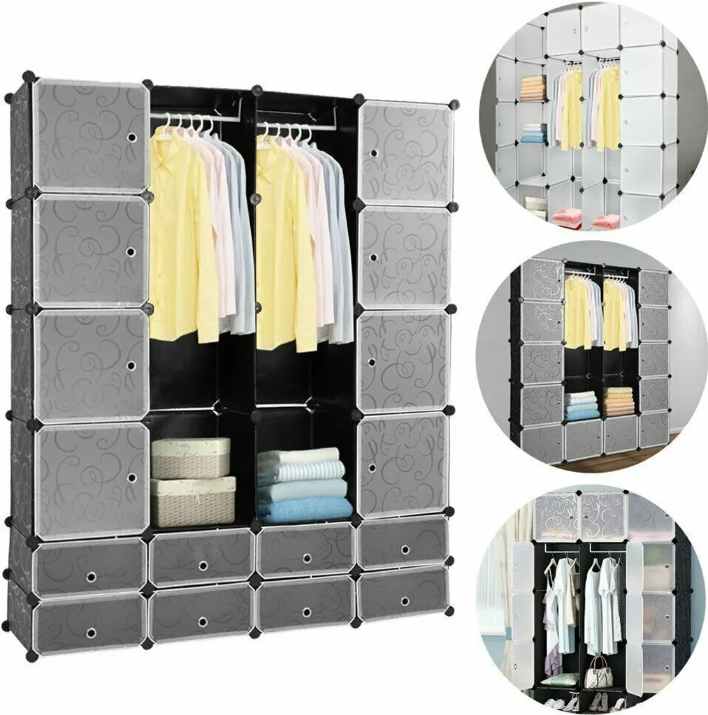 Hengda Armadio per Bambini e Casa: Scaffale in Plastica 180x142cm