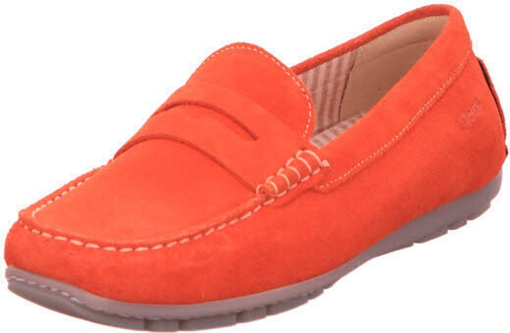 Sioux Carmona-700 Mokassin in Übergrößen Rot68678 große Damenschuhe, Größe:36