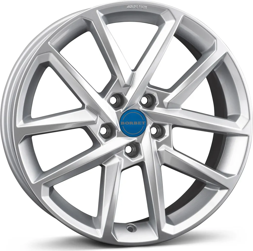 Jante Borbet N 6,5x17 ET38 5x112 SIL Argent pour Cupra Ateca en Alu
