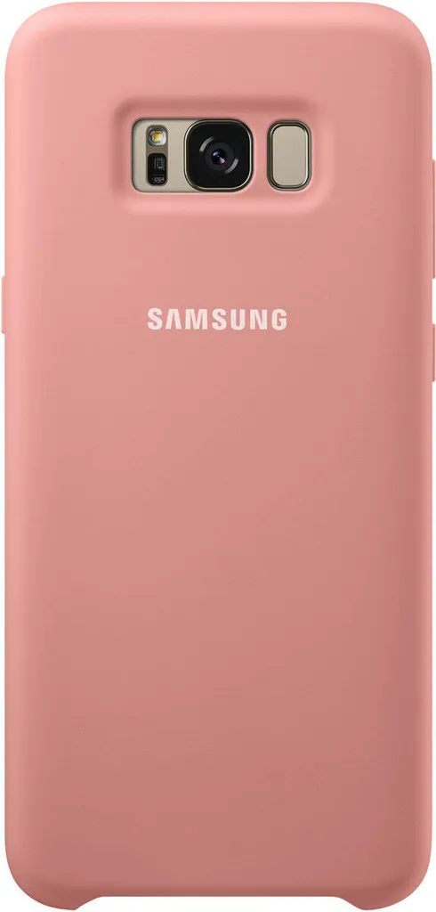 Coque Silicone Rose Samsung S8+ EF-PG955TP Anti-Rayures et Anti-Glisse