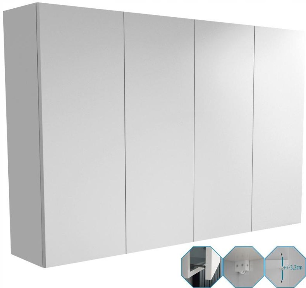 szafka łazienkowa 120x80 (60+60) wisząca szafka zabudowa do Zdjęcie produktu 