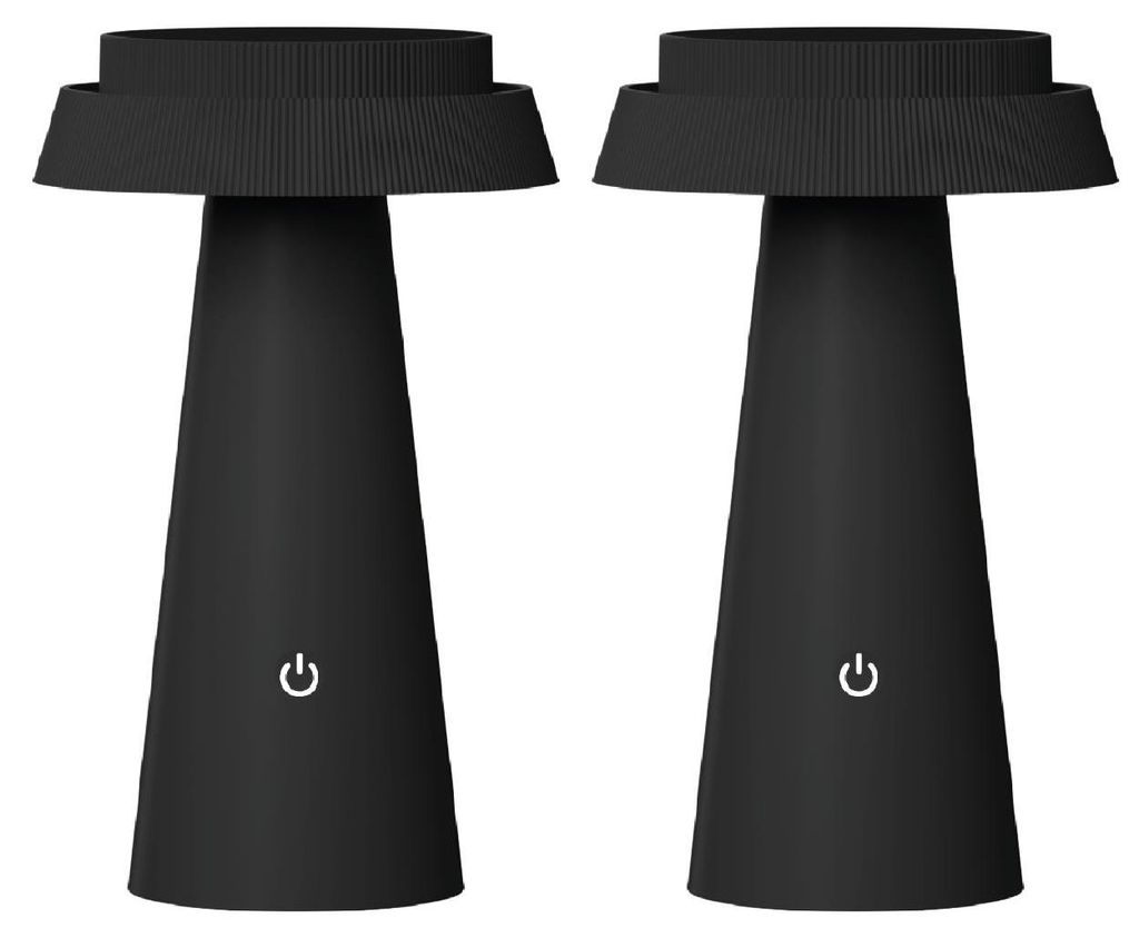 Luxus - Tafellamp Solar Mambo - Schwarz - H23 x Ø14