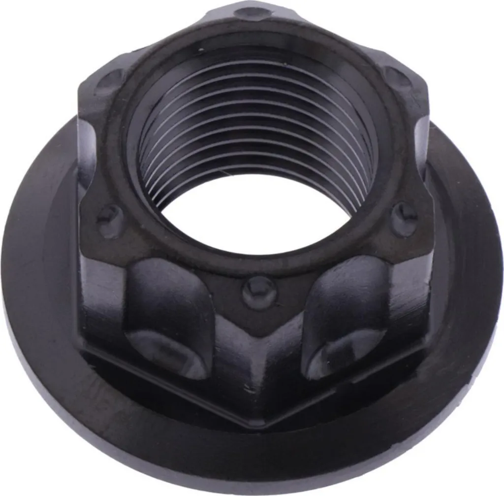 Écrou d'axe JMP M16 noir Inox V4A : Anti-Rouille pour BMW F R et Honda XRV