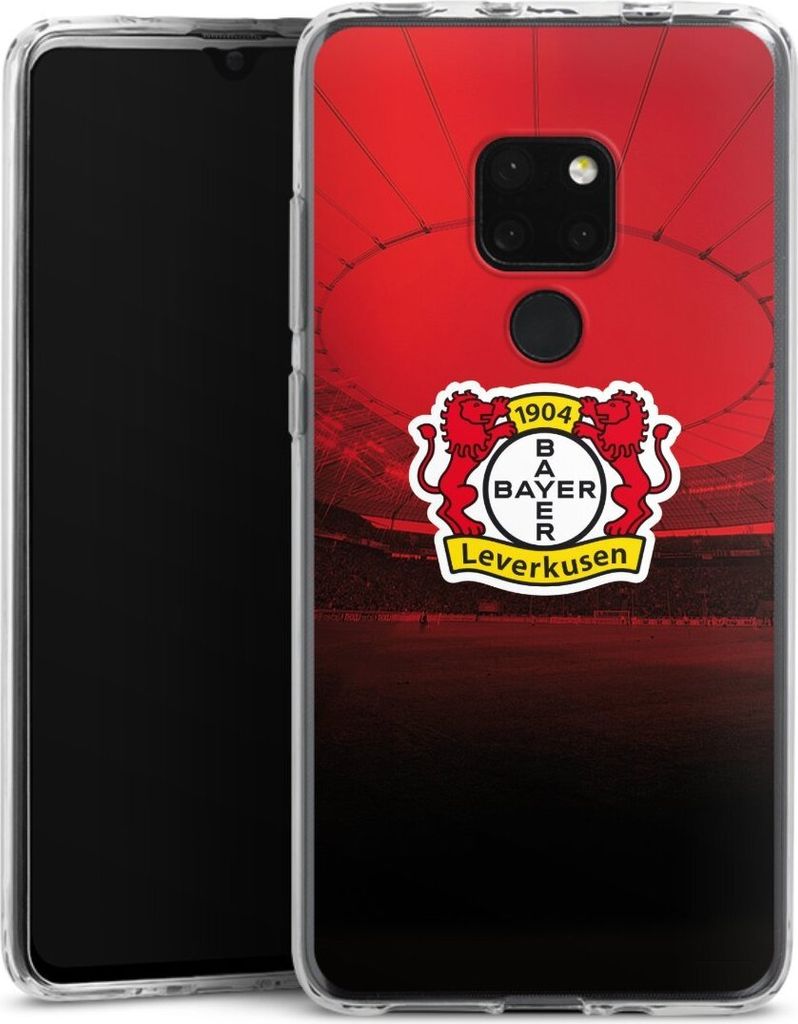DeinDesign Handyhülle für Huawei Mate 20 Silikon Hülle Case Smartphone Schutzhülle Bayer 04 Leverkusen Offizielles Lizenzprodukt Stadion