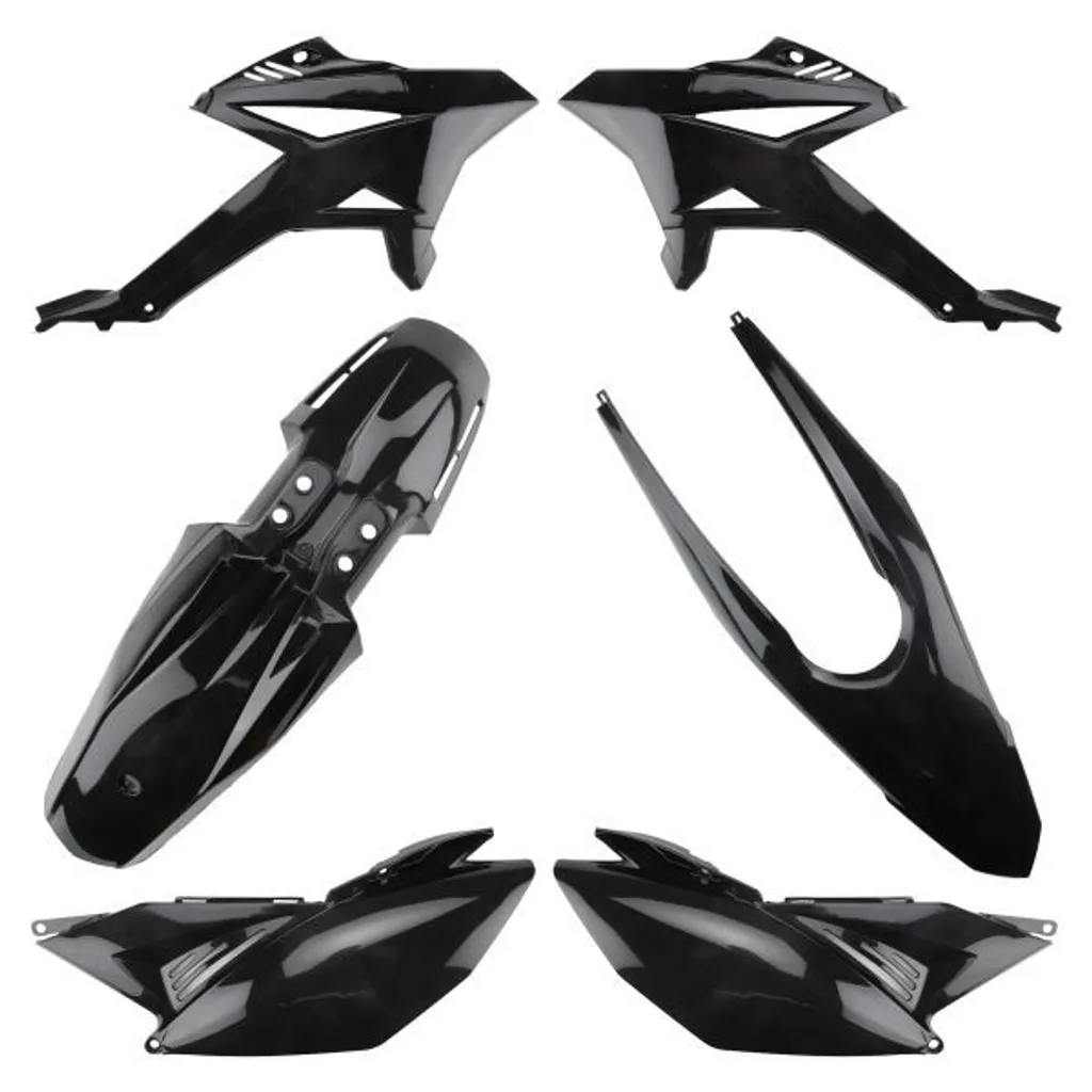 Kit Carénage Noir Intégral en Plastique ABS Souple pour Beta RR 50cc