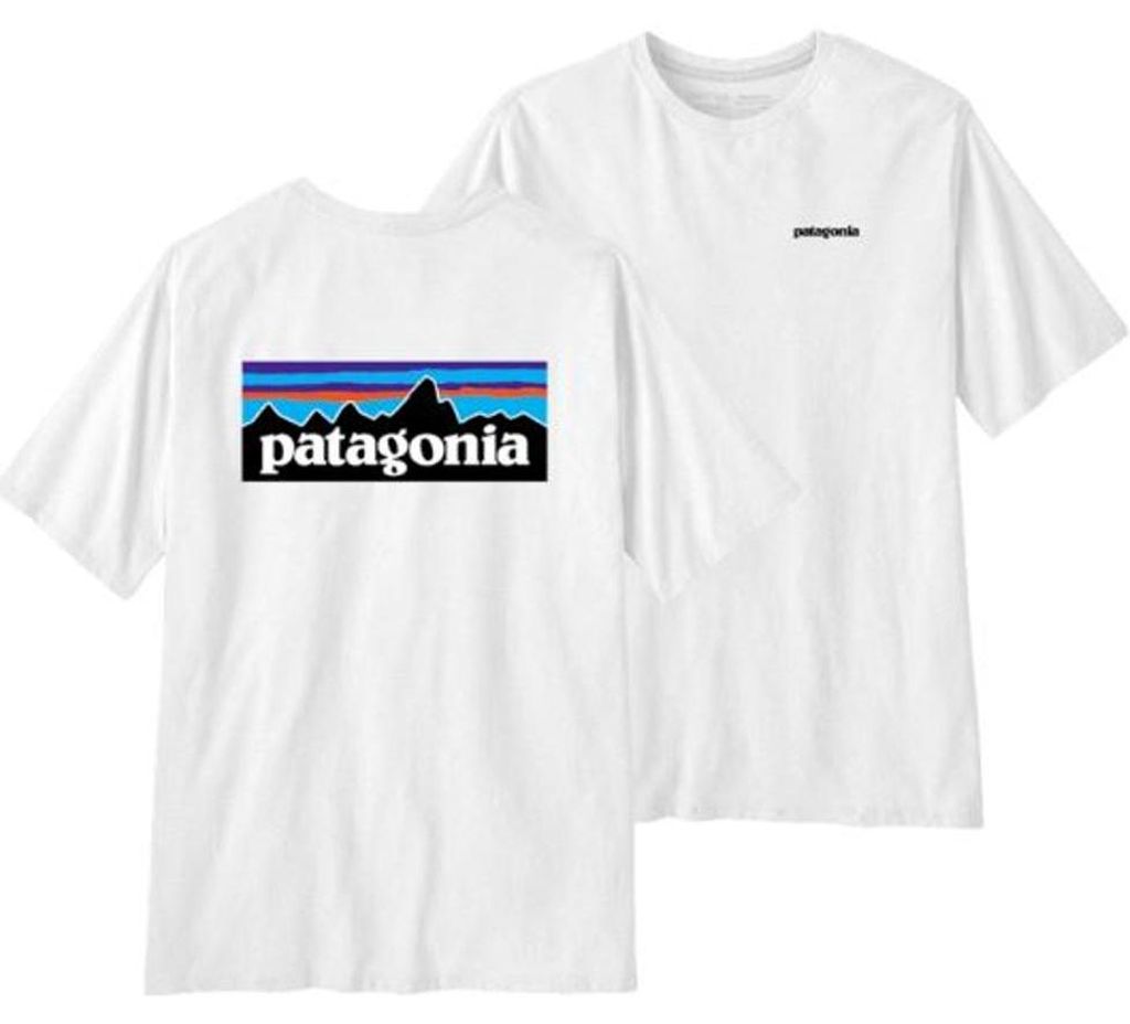 Patagonia Herren T-Shirt P-6 Responsibili Tee White : S Größe: S