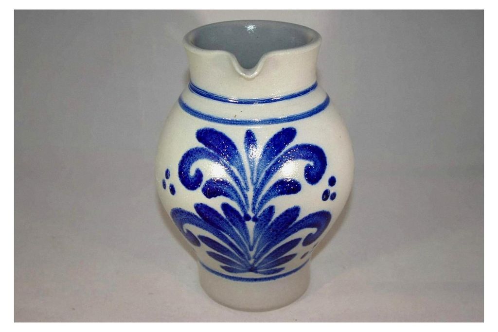 Bembel Weinkrug 1 Liter Salzglasur Handarbeit Deutschland Apfelwein