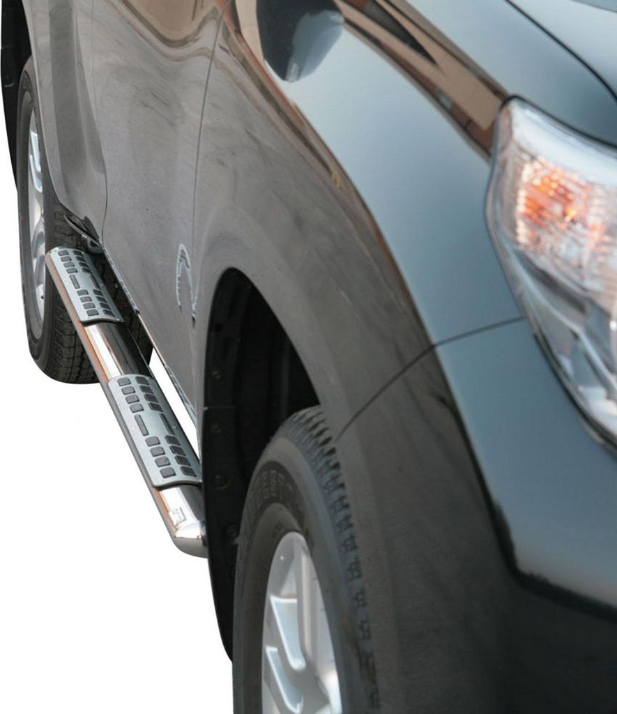 Stahl Trittbretter Schwellerrohre für Toyota Land Cruiser Prado J150 2009-2023