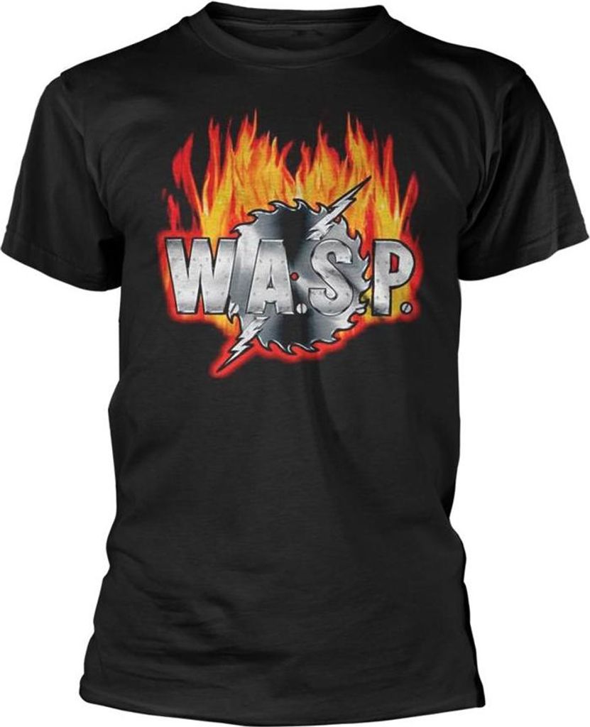W.A.S.P - T-Shirt Logo für Herren/Damen Uni PH2446 (XXL) (Schwarz)