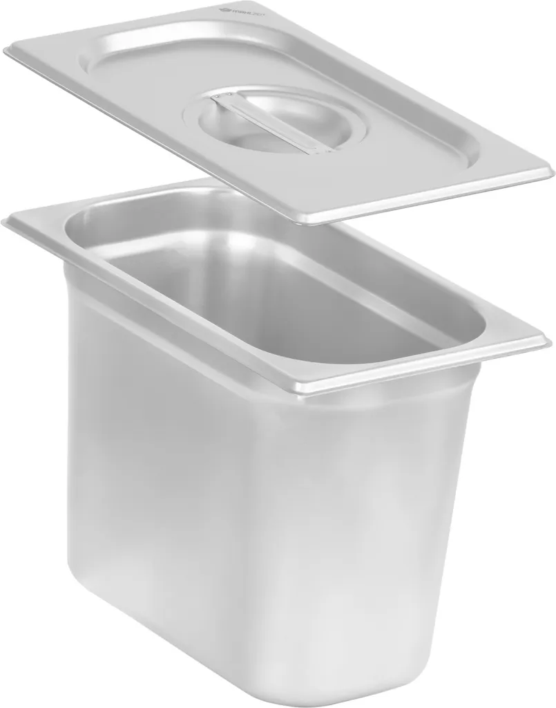 Vaschetta GN 1/4 Acciaio Inox 200mm per Catering e Chafing Dish