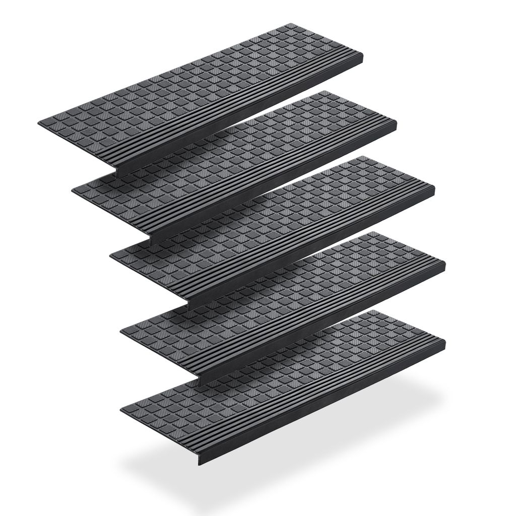 BigDean 5er Set Stufenmatten aus Gummi - 65x25cm - Produktbild 