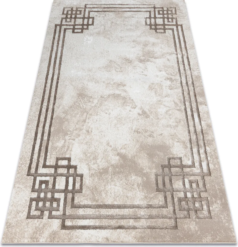 Tapis pour salon scandinave beige et crème 180x270 - Ambiance cosy