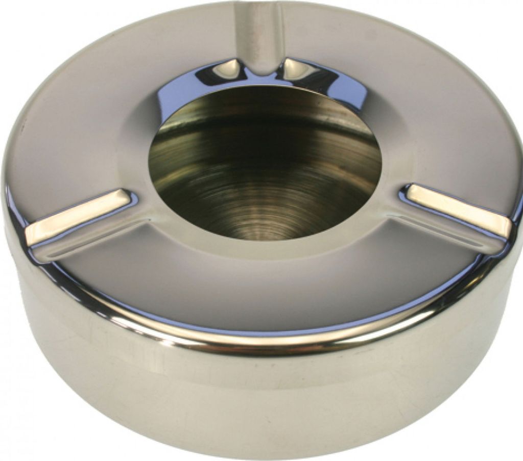 Aschenbecher Edelstahl Gastroaschenbecher Windaschenbecher Produktbild 