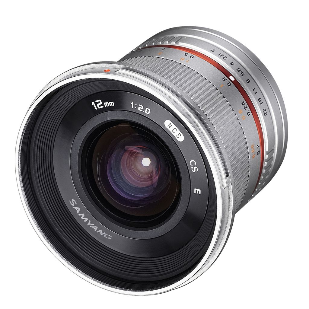 Samyang 12mm F2.0 NCS CS, Weitwinkelobjektiv, 12/10, Produktbild 