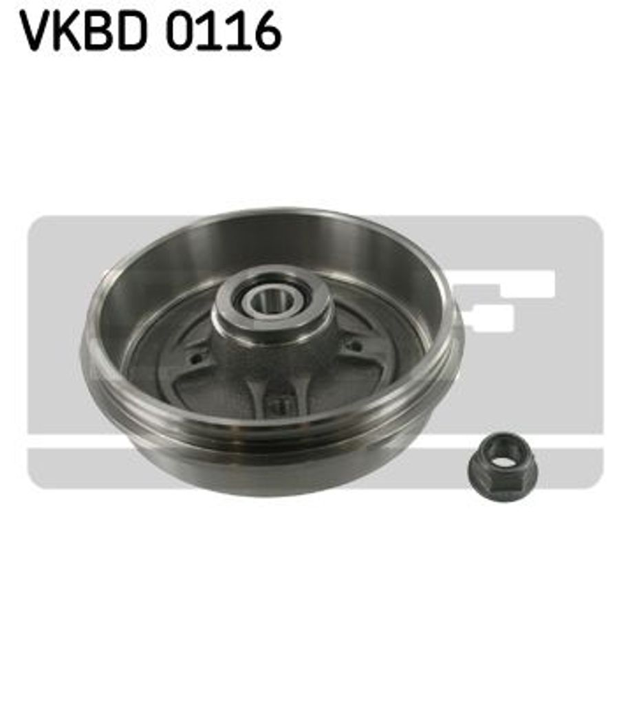 SKF | Bremstrommel Hinten 234 mm (VKBD 0116) u.a. für Renault