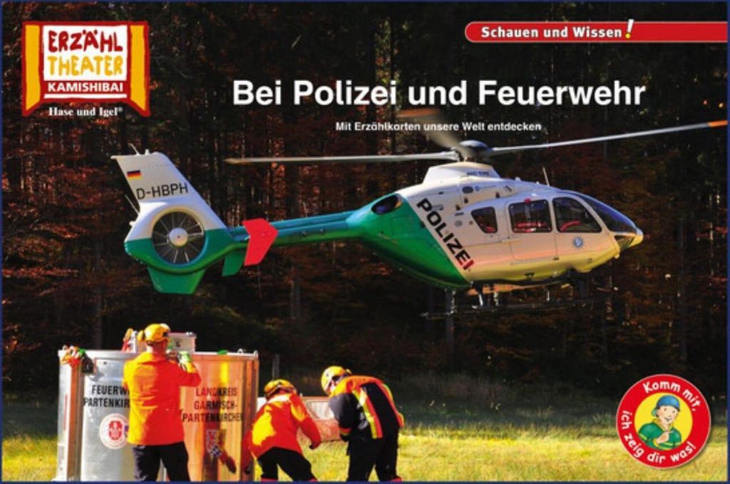 Bei Polizei und Feuerwehr / Kamishibai Bildkarten